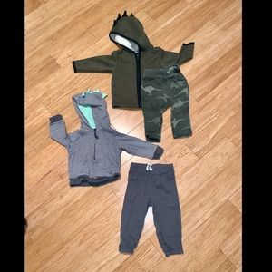 Double Dino Hoodie Sets! 🦖🦕